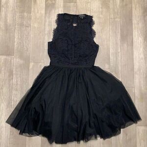 Womens Ted Baker Lace Built‎ In Bra Back Out Tulle Dress